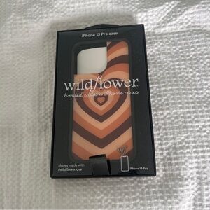 Wildflowers iPhone 13 Pro Case - Brown and Tan